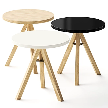 Modular Coffee Tables for Smart Offices 3D model image 1 