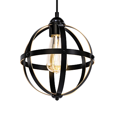 Roseto Saint Albert Pendant - Elegant Mini Lighting 3D model image 1 