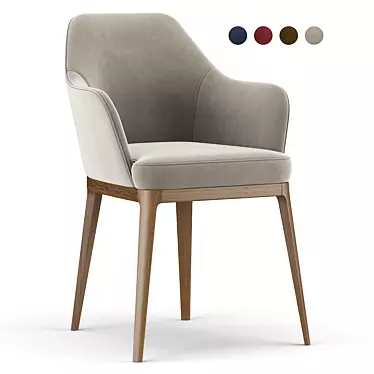 Elegant Becky Chair: Stylish 2013 Design 3D model image 1 