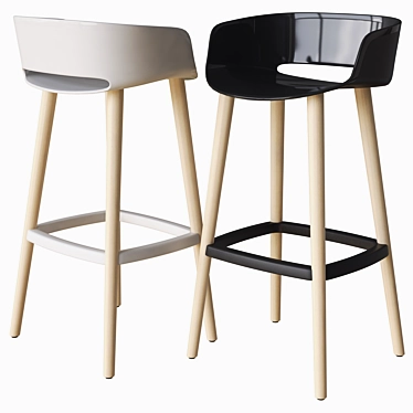 Babila 2758 Stool: Elegant and Functional 3D model image 1 