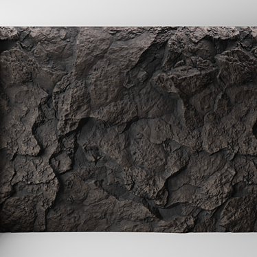 Title: Seamless PBR Rock Cliff Texture 3D model image 1 