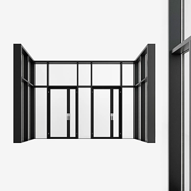 Panorama Door Solution 3D model image 1 