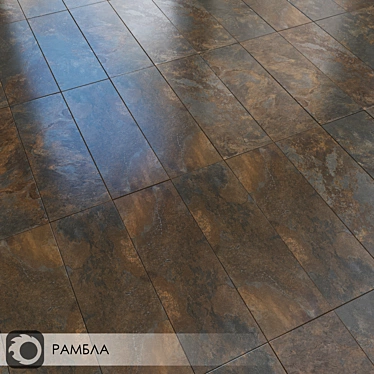 Marazzi Rambla Ceramic Tiles - Elegant and Versatile 3D model image 1 