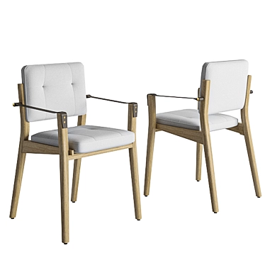 Elegant Christoval Armchair: Rendered in V-Ray and Corona 3D model image 1 