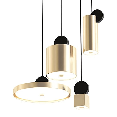 Modern Pendant Lamp Calee 3D model image 1 