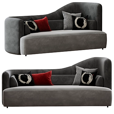 Modular BoConcept Ottawa Sofa 3D model image 1 