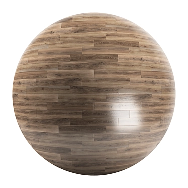 Premium Parquet Flooring: Standard & Herringbone Patterns | 12 Planks | 6W=H 3D model image 1 