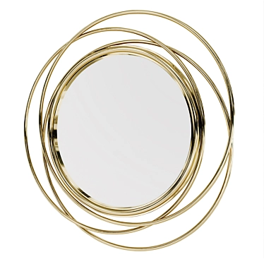 Reflective Elegance Mirror 3D model image 1 