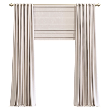 Elegant Drape 871 3D model image 1 