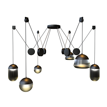 Cosmic Glow: Planets Brokis Lamps 3D model image 1 