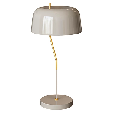 Versa Beige Metal Table Lamp 3D model image 1 