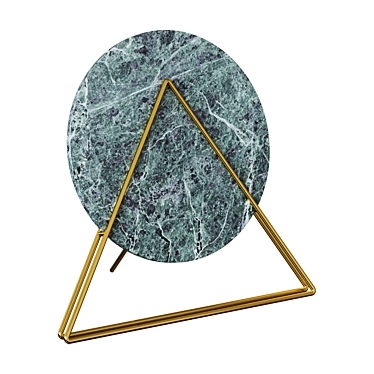Marble Black Table Lamp: Versatile Elegance 3D model image 1 