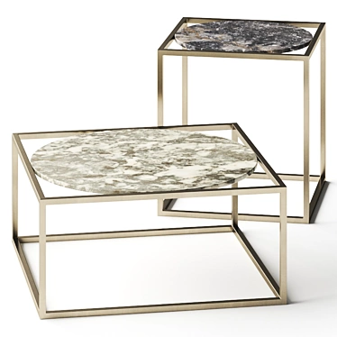 Sophisticated Norrebro Coffee Tables in Gianfranco Ferre Home Collection 3D model image 1 