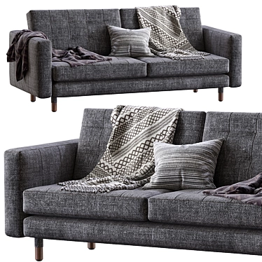 Luxury Landskrona Sofa: Modern Scandinavian Design 3D model image 1 