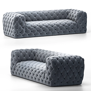 Luxury Vito Italia Sofa: Elegant and Comfortable 3D model image 1 