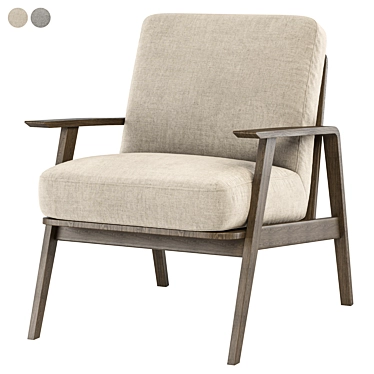 Mod Chair: Classic Elegance in 3D 3D model image 1 