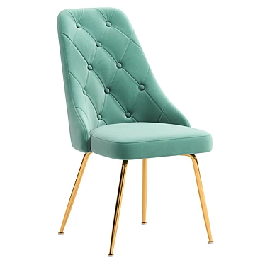 Batista Dining Chair: Elegant Design & PBR-Ready 3D model image 1 