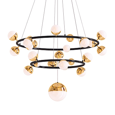 Merkury Pendant Light: Modern Millimeter Design 3D model image 1 