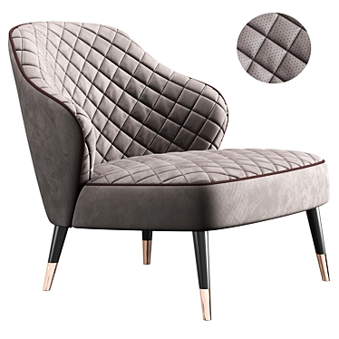 DION Armchair: Timeless Elegance. 3D model image 1 