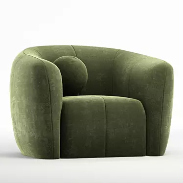 Elegant B&B Italia Armchair: Timeless Comfort 3D model image 1 