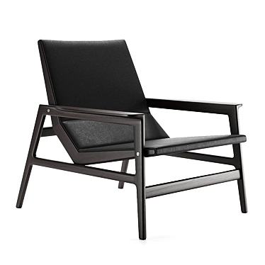 Poliform IPANEMA Armchair: Contemporary Comfort in Style 3D model image 1 