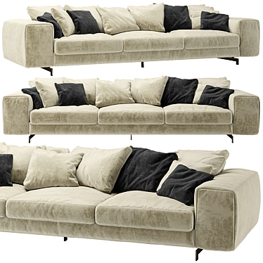 DePadova Landscape Modular Sofa 3D model image 1 