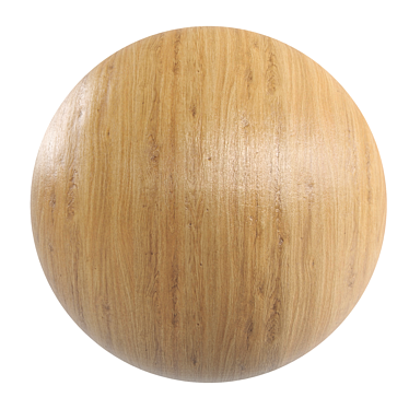 Creamy Oak Wood Texture 3D model image 1 