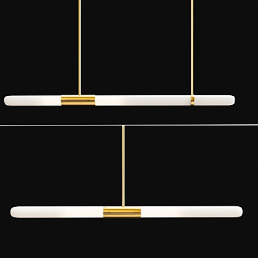 Elegant Solveig Pendant Light 3D model image 1 