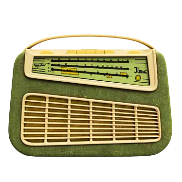 Vintage Radio: Aukoton Ilona 3D model image 1 