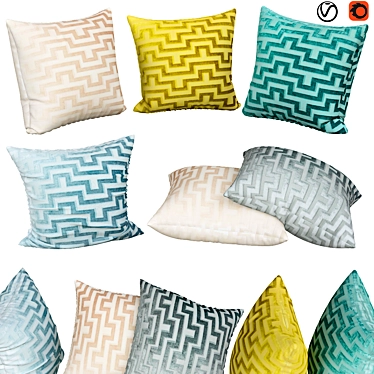 Luxury Decorative Pillows | No. 075 3D model image 1 