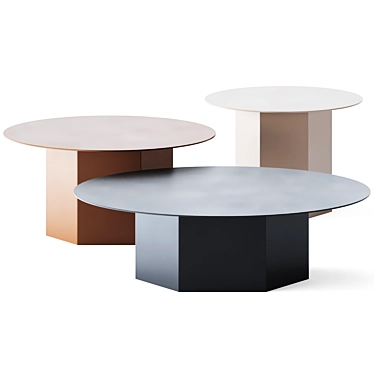 Gubi Epic Coffee Table: Modern and Stylish 3D model image 1 
