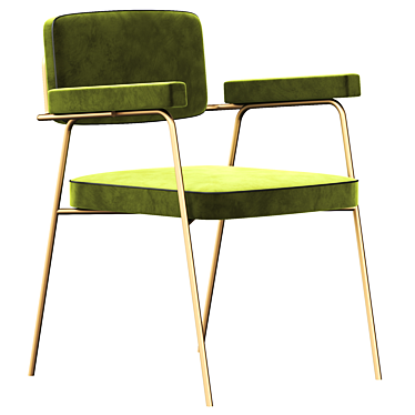 Elegant Artifort Moulin Chair 3D model image 1 
