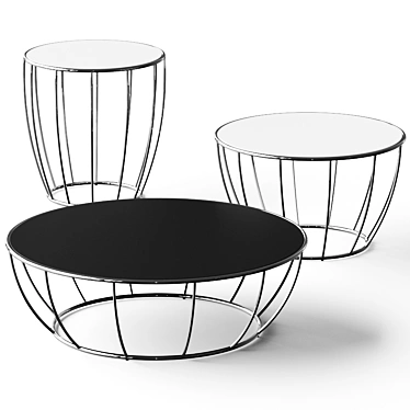 Sleek Amburgo Coffee Tables: Versatile Sizes & Stunning Render 3D model image 1 