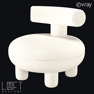 Modern Chair LoftDesigne 4390 3D model image 1 