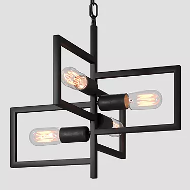 Vitaluce Drops Pendant Light 3D model image 1 