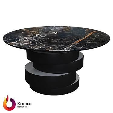 Designer Dining Table: Kronco Zam 3D model image 1 