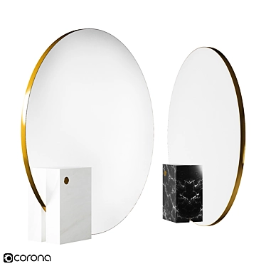 Elegant Reflection: Mirror Kika 3D model image 1 