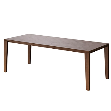 Anoka Dining Table: Stylish and Elegant Oak Design 3D model image 1 