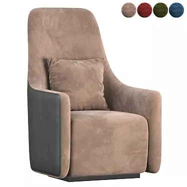 Modern Foster Armchair: Stylish and Comfortable 3D model image 1 