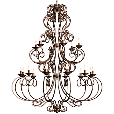 Vitaluce V1094 Chandelier 3D model image 1 