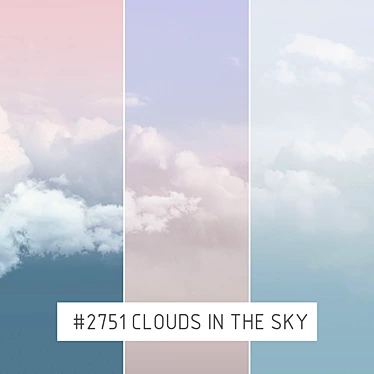 Title: Celestial Skies: 2751 Clouds Wallpapers 3D model image 1 