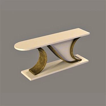 Serenity Console: Luxury and Durability 3D model image 1 