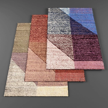 Contemporary High-Res Rugs 3D model image 1 