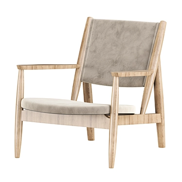 Summit Lounge Chair: Sleek Modern Design 3D model image 1 
