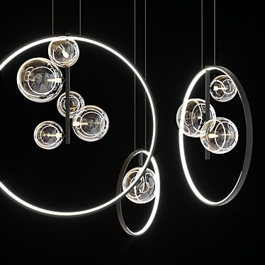 Minimalist Pendant Light Collection 3D model image 1 