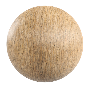 Sleek Zebrano Wood Design 3D model image 1 