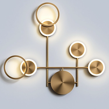Zingy Modern Lamp: Elegant Illumination 3D model image 1 