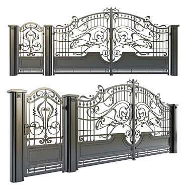 Wrought Iron Gate 223