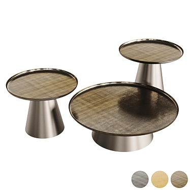 Cattelan Amerigo 360 Coffee Table 3D model image 1 