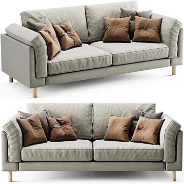 Boconcept Modern Sofa: Stylish and Comfortable 3D model image 1 